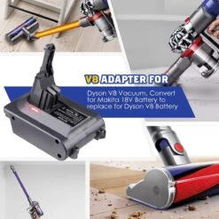 Merkloos Accu Adapter Geschikt Voor Dyson V8 Batterij V.02 - Geschikt Voor Makita 18V Li-Ion Accu BL1830 BL1850 BL1860 - Converter Geschikt Voor Dyson V8 Animal Absolute Stofzuiger Handstofzuiger -Makita Winkel 1200x1200 555