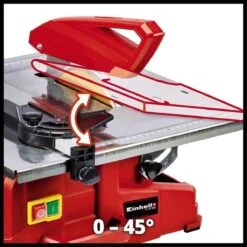Einhell Tegelsnijmachine TC-TC 800 (800 W - 2.950 Min-1 - Schuine Roestvrij Stalen Tafel Met Hoekschaal - Verstelbare Hoekaanslag - Scheurhek Met Schaalverdeling - Incl. Diamantzaagschijf Ã˜ 180) -Makita Winkel 1200x1200 587