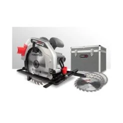 Powerplus POWESET4 Elektrische Cirkelzaag - 1200W - Zaagblad 185mm - Incl. Parallelgeleider, Stofafzuigingaansluiting, Aluminium Gereedschapskoffer En 4 Cirkelzaagbladen Hout -Makita Winkel 1200x1200 672