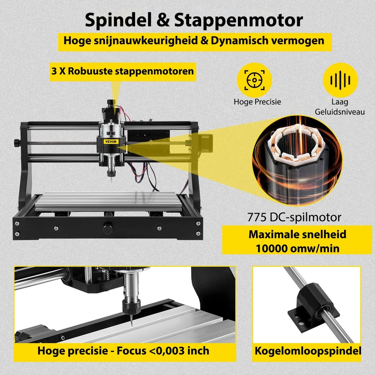 Vevor - Laser Cutter - Graveermachine - Graveerset - Graveerder - Graveerapparaat - Materialen Graveren - 500MW Laser + Volledige Graveerset 5 Vevor - Laser Cutter - Graveermachine - Graveerset - Graveerder - Graveerapparaat - Materialen Graveren - 500MW Laser + Volledige Graveerset - Afbeelding 3