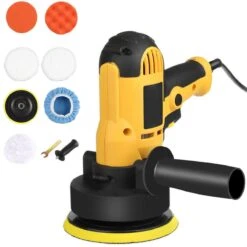 Gtrise Polijstmachine - Poetsmachine Incl. 5 Polijstschijven - 1400W Krachtige Motor