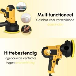 Gtrise Polijstmachine - Poetsmachine Incl. 5 Polijstschijven - 1400W Krachtige Motor -Makita Winkel 1200x1200 796