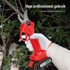 Mardin Elektrische Snoeischaar - Accu Snoeischaar – Elektrische Heggenschaar – Snoeischaar - Inclusief Koffer - Extra Accu - Rood -Makita Winkel 1200x1200 839