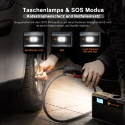 NOVOO Powerstation - 148Wh 40000mAh - 100W AC-omvormer - 60W USB C PD Output - Max 100 Watt Output - Reservevoeding Voor MacBook Pro En Laptops - Zwart -Makita Winkel 1200x1200 846