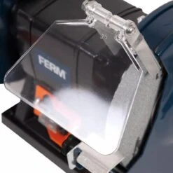 FERM Tafelslijpmachine - 150W - Stofdichte Schakelaar - Vonkvangers - Incl. 2 Slijpschijven Voor Fijn- Als Grof Slijpen -Makita Winkel 1200x1200 868