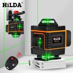 Professionele Hilda 4D Kruislijnlaser 16 Lijnen - Zelf Nivellerende - Afstandsbediening - Bouw Laser - Afstand Meter -Makita Winkel 1200x1200 877