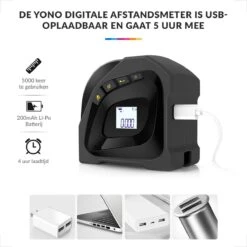 YONO Laser Afstandsmeter - 40 Meter + 5 M Rolmaat 2in1 – Digitaal – Zwart En Geel 13 YONO Laser Afstandsmeter - 40 Meter + 5 M Rolmaat 2in1 – Digitaal – Zwart En Geel -Makita Winkel 1200x1200 924