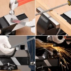 Monzana Bankschroef 150mm Spanbreedte Koolstofstaal 360° Draaibaar Aambeeld -Makita Winkel 1200x1200 947