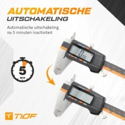 TIOF Digitale Schuifmaat - Opbergcase – Incl. 3 Batterijen – 150 Mm – LCD – RVS -Makita Winkel 1200x1200 987
