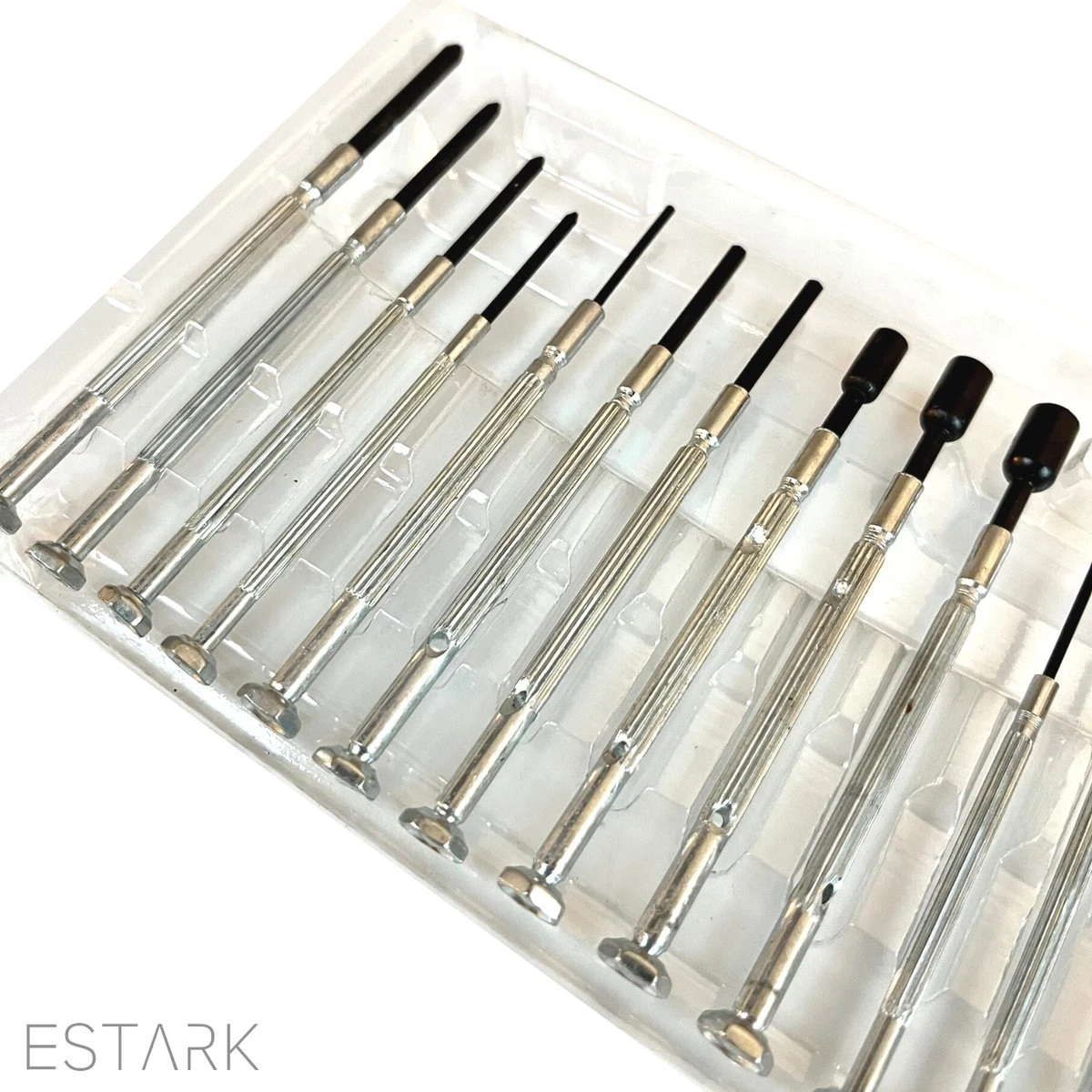 Mini Schroevendraaier Set - Kruiskop / Platte Kop - Precisie Juweliers Schroevendraaier Set - Kleine Horloge Schroevendraaier - Plat Kruis - 16-DELIG 4 Mini Schroevendraaier Set - Kruiskop / Platte Kop - Precisie Juweliers Schroevendraaier Set - Kleine Horloge Schroevendraaier - Plat Kruis - 16-DELIG - Afbeelding 2