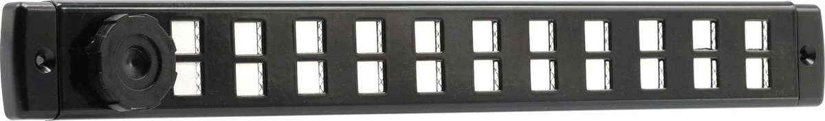 Zwarte Bold Line Schuifrooster 370x40mm 4 Zwarte Bold Line Schuifrooster 370x40mm - Afbeelding 2