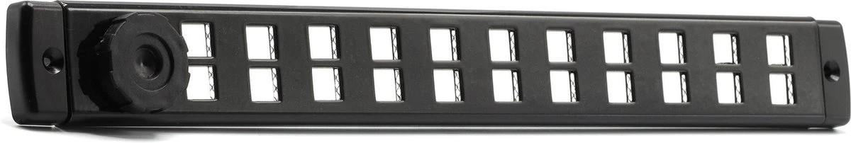 Zwarte Bold Line Schuifrooster 370x40mm 5 Zwarte Bold Line Schuifrooster 370x40mm - Afbeelding 3