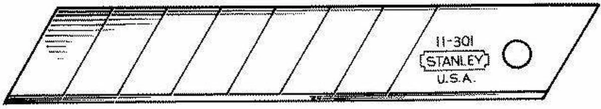 STANLEY Afbreekmesjes 18mm - 10 Stuks/dispenser 8 STANLEY Afbreekmesjes 18mm - 10 Stuks/dispenser - Afbeelding 6