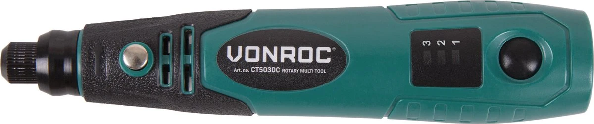 VONROC Roterende Multitool – 4V – Incl. 31-delige Accessoire Set & Opbergtas 4 VONROC Roterende Multitool – 4V – Incl. 31-delige Accessoire Set & Opbergtas - Afbeelding 2