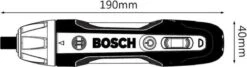 Bosch Professional Go Schroefmachine - 3.6V Accu - 5Nm - 1/4" - Incl. 25-delige Bitset In Koffer -Makita Winkel 1200x324