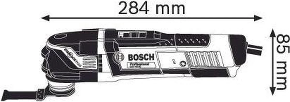 Bosch Professional GOP 40-30 Multitool - Oscillerend - 400 Watt - Met 12 Accessoires 8 Bosch Professional GOP 40-30 Multitool - Oscillerend - 400 Watt - Met 12 Accessoires - Afbeelding 6