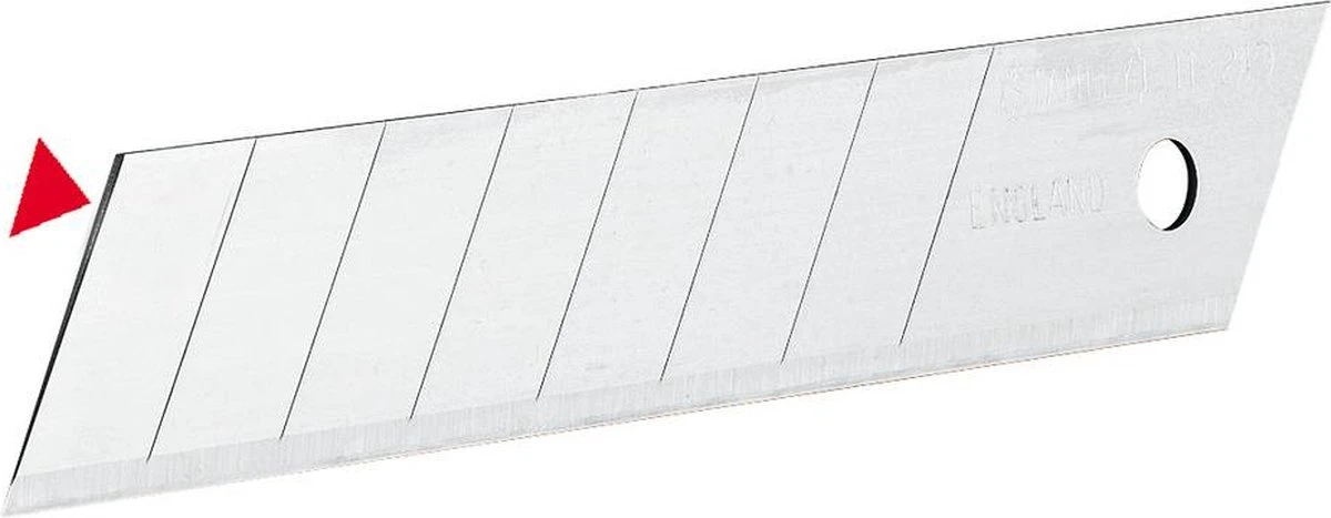 STANLEY Afbreekmesjes 18mm - 10 Stuks/dispenser 18 STANLEY Afbreekmesjes 18mm - 10 Stuks/dispenser - Afbeelding 16