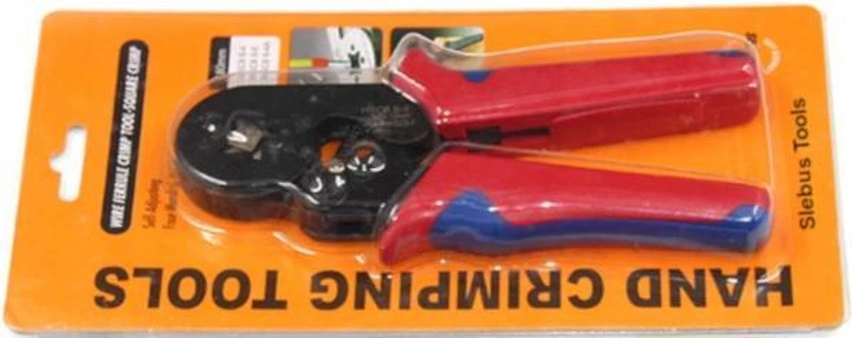 Adereindhulstang - Krimptang - Kabelkrimptang - Kabelschoentang - 0,25 Mm - 6 Mm2 6 Adereindhulstang - Krimptang - Kabelkrimptang - Kabelschoentang - 0,25 Mm - 6 Mm2 - Afbeelding 4