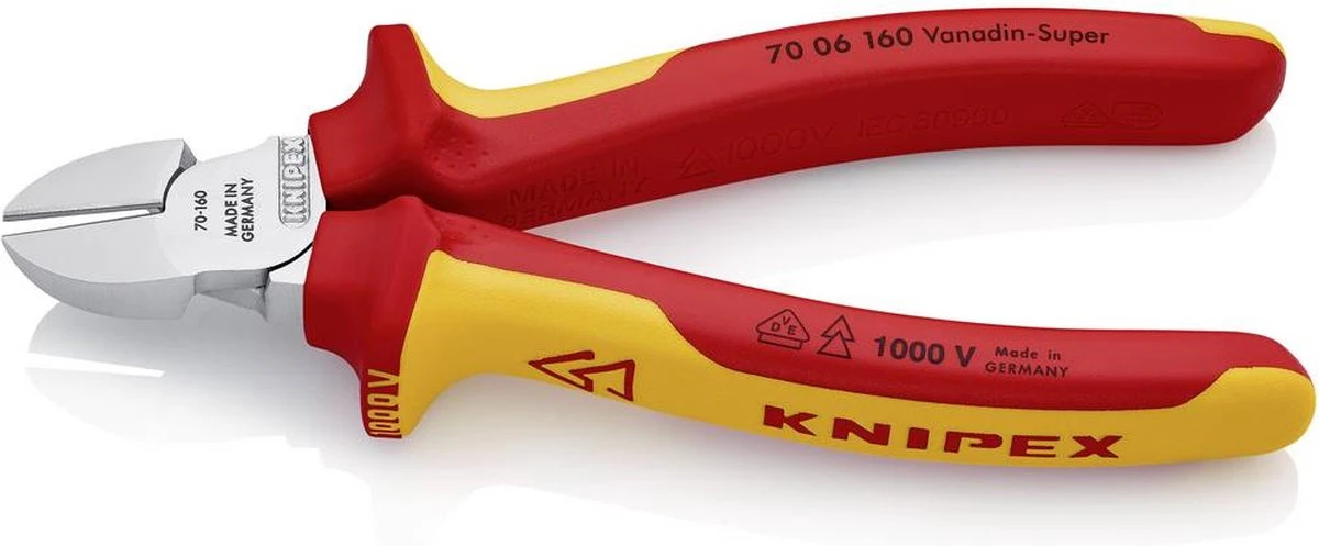 Knipex Zijsnijtang - 7006 - 160mm 11 Knipex Zijsnijtang - 7006 - 160mm - Afbeelding 9