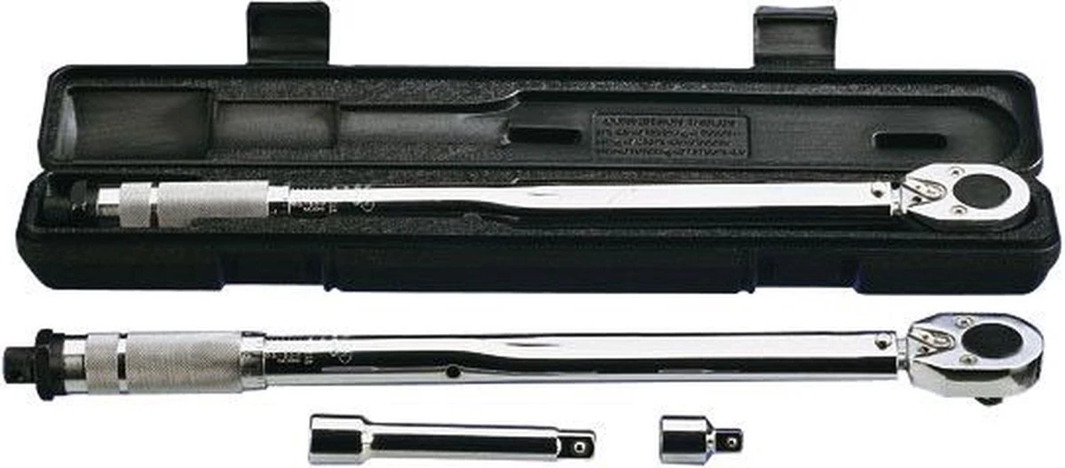 Westfalia Momentsleutel 1/2 3/8 Set 30-210 Nm + 3-delige Dopsleutel Set 4 Westfalia Momentsleutel 1/2 3/8 Set 30-210 Nm + 3-delige Dopsleutel Set - Afbeelding 2