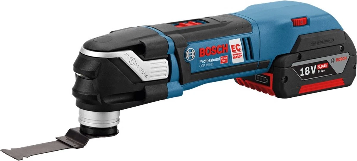 Bosch Professional GOP 18V-28 - Accu Multitool- Oscillerend - Met L-BOXX - Losse Body (geleverd Zonder Accu En Lader) 4 Bosch Professional GOP 18V-28 - Accu Multitool- Oscillerend - Met L-BOXX - Losse Body (geleverd Zonder Accu En Lader) - Afbeelding 2