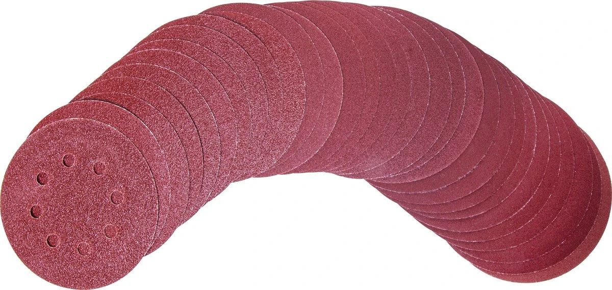 VONROC Schuurpapier Set 125mm – 50 Stuks – Voor Excentrische Schuurmachines - Klittenbandbevestiging 4 VONROC Schuurpapier Set 125mm – 50 Stuks – Voor Excentrische Schuurmachines - Klittenbandbevestiging - Afbeelding 2