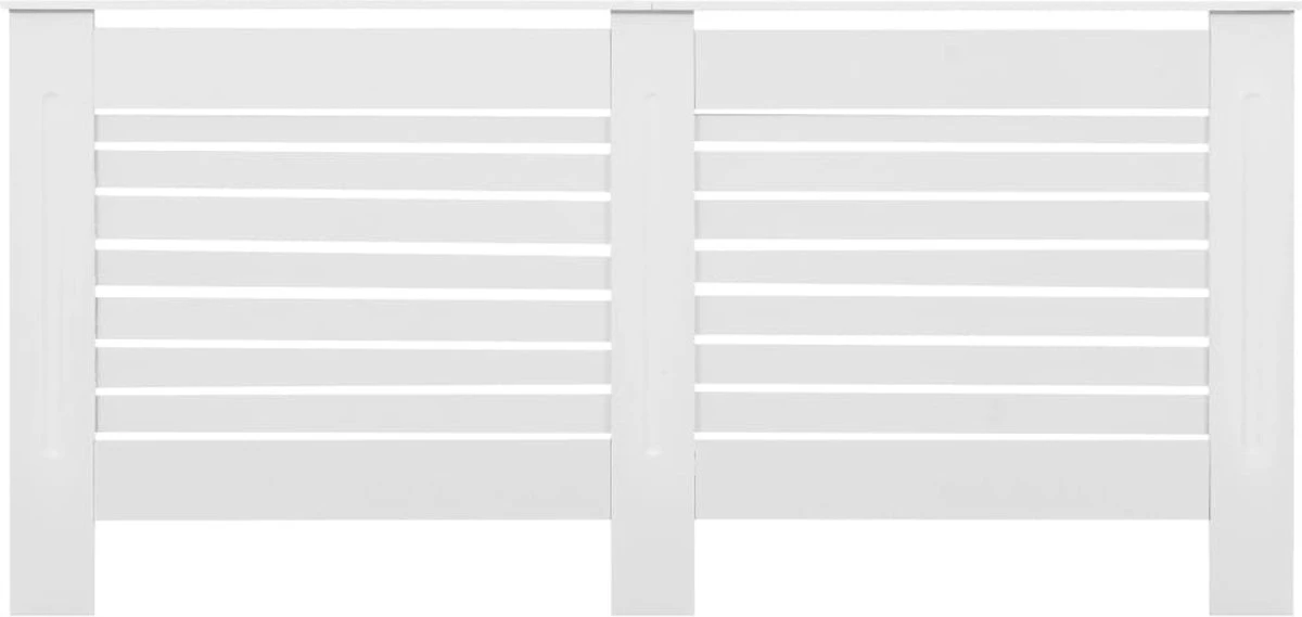 VidaXL Radiatorombouw 112x19x81.5 Cm MDF Wit 18 VidaXL Radiatorombouw 112x19x81.5 Cm MDF Wit - Afbeelding 16