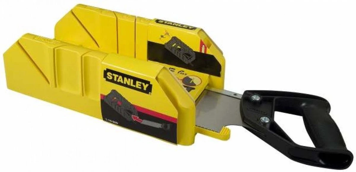 STANLEY Verstekbak Met Kapzaag - 350 Mmx 14x Mmx 95 Mm - Kunststof 3 STANLEY Verstekbak Met Kapzaag - 350 Mmx 14x Mmx 95 Mm - Kunststof