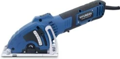Hyundai Mini Cirkelzaag 600W - Handcirkelzaag Ø85mm - Afkortzaag - Invalzaag - Met Geleiderail - Incl. 3x Zaagblad -Makita Winkel 1200x588 1