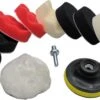 Polijstset Van Ø80 Mm 12 Delige Polijstschijven Set Met Velcro Steunschijf M10 Aansluiting Voor Polijstmachine En Boormachine Adapter Voor O.a. Auto En Koplampen 1 Polijstset Van Ø80 Mm 12 Delige Polijstschijven Set Met Velcro Steunschijf M10 Aansluiting Voor Polijstmachine En Boormachine Adapter Voor O.a. Auto En Koplampen -Makita Winkel 1200x619
