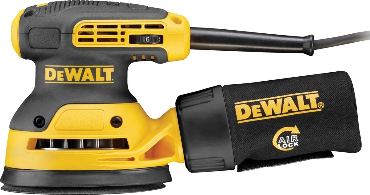 DeWalt DWE6423-QS280W Excentrische Schuurmachine- 280 W - Ø 125 Mm Schuuroppervlak 3 DeWalt DWE6423-QS280W Excentrische Schuurmachine- 280 W - Ø 125 Mm Schuuroppervlak