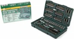 Brüder Mannesmann 29166 Dopsleutelset Metrisch 1/4 (6.3 Mm) 130-delig -Makita Winkel 1200x637 6