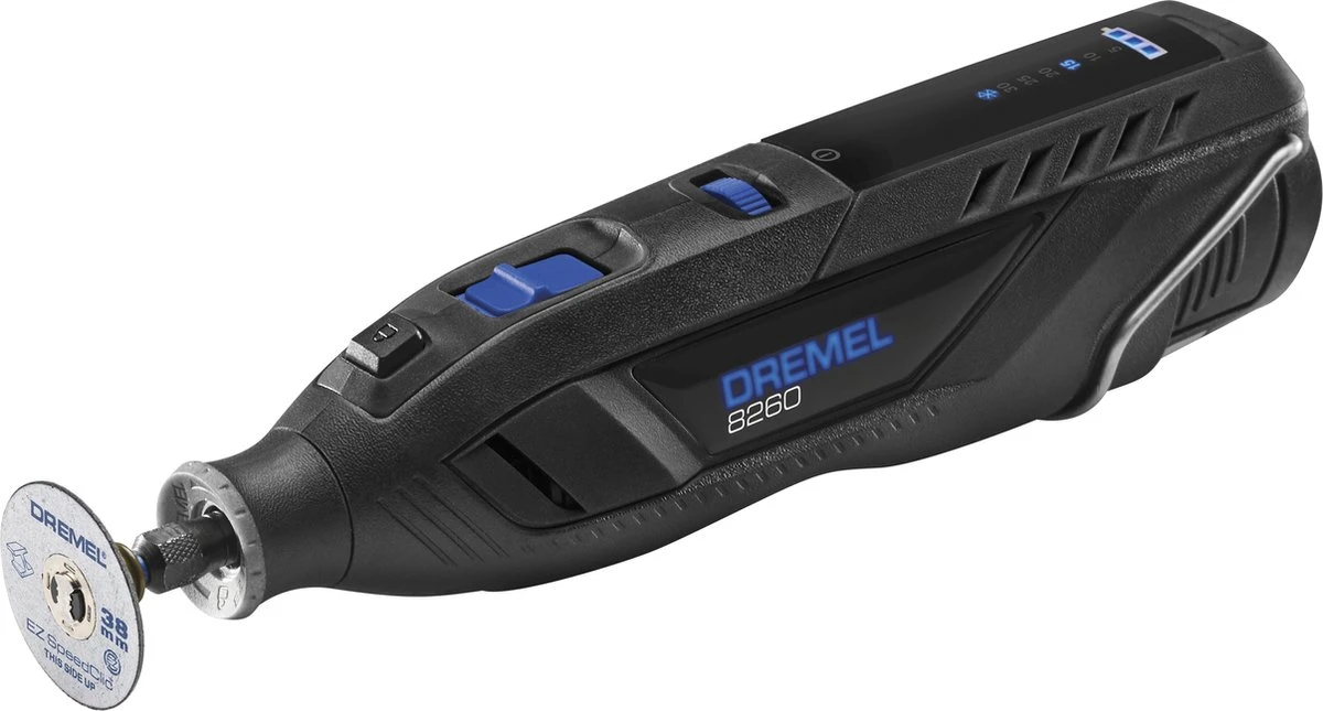 Dremel 8260 Multitool - Met Accu En Lader - Incl. Accessoires 6 Dremel 8260 Multitool - Met Accu En Lader - Incl. Accessoires - Afbeelding 4