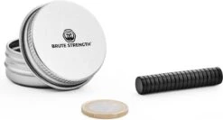 Brute Strength - Super Sterke Magneten - Rond - 8 X 2 Mm - 20 Stuks | Zwart - Neodymium Magneet Sterk - Voor Koelkast - Whiteboard -Makita Winkel 1200x648 2