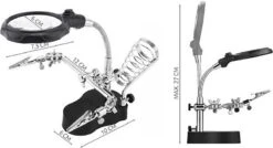 Merkloos Derde Hand Met LED Vergrootglas - Helping / Helpende 3e Soldeer Hand Soldeerhulp 19 Merkloos Derde Hand Met LED Vergrootglas - Helping / Helpende 3e Soldeer Hand Soldeerhulp -Makita Winkel 1200x649 1