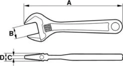 Bahco 8071 80-serie Verstelbare Moersleutel - 27mm - 205mm 24 Bahco 8071 80-serie Verstelbare Moersleutel - 27mm - 205mm -Makita Winkel 1200x651 3