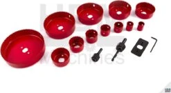 HBM- 16 Delige Gatzagenset- Gatenzaag Set - In Handig Koffertje -Makita Winkel 1200x657