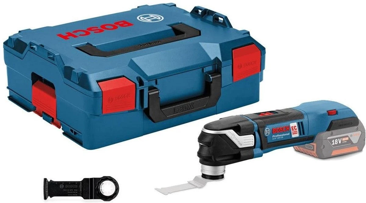 Bosch Professional GOP 18V-28 - Accu Multitool- Oscillerend - Met L-BOXX - Losse Body (geleverd Zonder Accu En Lader) 3 Bosch Professional GOP 18V-28 - Accu Multitool- Oscillerend - Met L-BOXX - Losse Body (geleverd Zonder Accu En Lader)