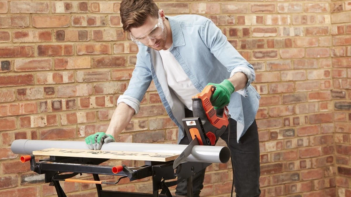 Black & Decker BLACK+DECKER RS890K-QS Scorpion Reciprozaag - 3IN1 - 500W - 23mm - Incl. Koffer En 3 Zaagbladen 9 Black & Decker BLACK+DECKER RS890K-QS Scorpion Reciprozaag - 3IN1 - 500W - 23mm - Incl. Koffer En 3 Zaagbladen - Afbeelding 7