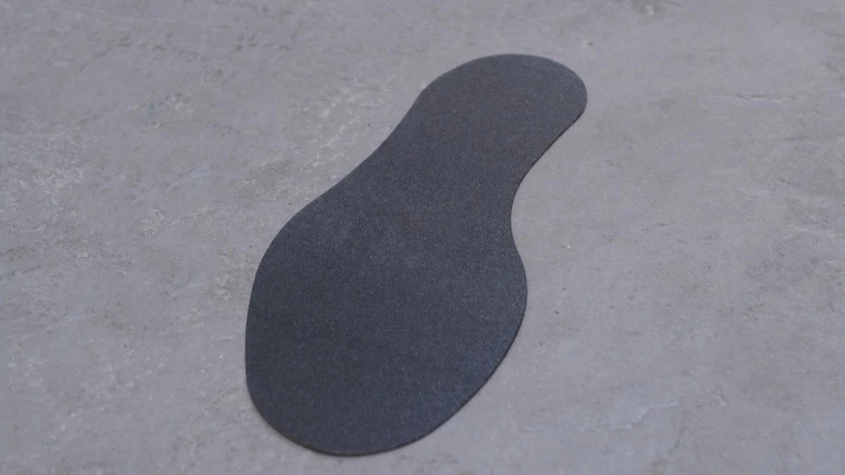 Voetstap - Links - Oranje 100 X 300 Mm Anti-slip-vloersticker 5 Voetstap - Links - Oranje 100 X 300 Mm Anti-slip-vloersticker - Afbeelding 3