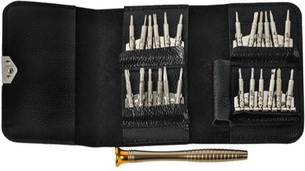 Merkloos 25-delige Precisie Schroevendraaierset | Compacte Magnetische Schroevendraaiers - Torx 5 Merkloos 25-delige Precisie Schroevendraaierset | Compacte Magnetische Schroevendraaiers - Torx - Afbeelding 3