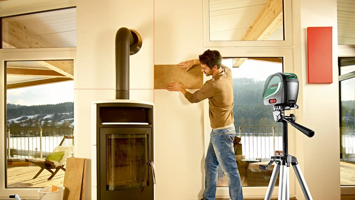 Bosch UniversalLevel 2 Kruisijnlaser - Met Opbergtas, Statief En Batterijen 5 Bosch UniversalLevel 2 Kruisijnlaser - Met Opbergtas, Statief En Batterijen - Afbeelding 3