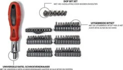 Schroevendraaierset Met Bitset - 116 Delig - Set Schroevendraaiers - Gereedschapset - Handige Opbergstand - Soft Grip - Precisie - Schroevendraaier Set -Makita Winkel 1200x685 3
