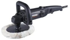 FERM Professionele Poetsmachine /polijstmachine Set – Constant Speed Electronics – 180mm 1400W – 4m Rubberen Kabel - Variabele Snelheid – Inclusief 2 Polijstschijven, Steunschijf En Opbergtas -Makita Winkel 1200x688 4