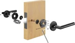 Deurklink - Deurbeslag - Deurkruk - Voor Binnen En Buiten - Zwart - RVS -Makita Winkel 1200x693 6