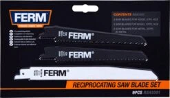 FERM RSA1001 Reciprozaagbladenset - 9 Stuks - Universeel Gebruik -Makita Winkel 1200x694 1