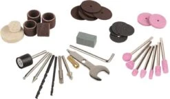 Powerplus POWE80060 Roterende Multitool - Multifunctioneel Gereedschap - 135W - Roterend - Variabele Snelheid - Incl. Statief, Slang, 40 Accessoires En Gereedschapskoffer -Makita Winkel 1200x698 2