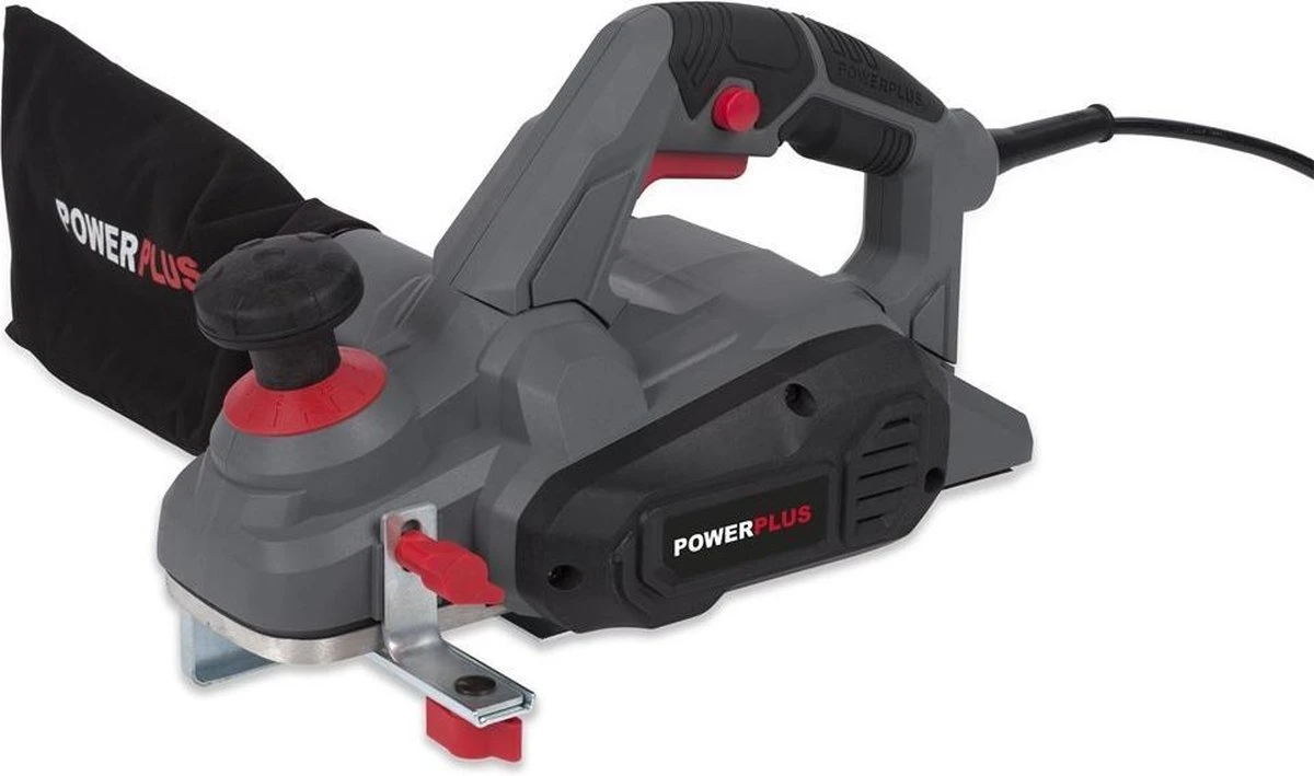 Powerplus POWE80030 Schaafmachine - 900W - Zijgeleider - Schaafdiepteinstelling - Opvangzak - Incl. 2 Messen 9 Powerplus POWE80030 Schaafmachine - 900W - Zijgeleider - Schaafdiepteinstelling - Opvangzak - Incl. 2 Messen - Afbeelding 7