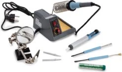Velleman Soldeerstation Set Met Soldeeraccessoires En Instelbare Temperatuur - Solderen - 40-48 W - 150-480 °C (VTSS4NSET)
