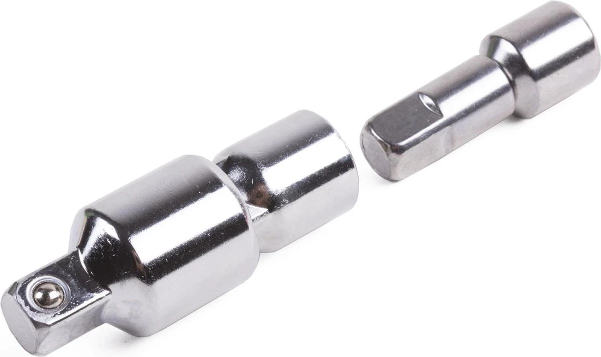 Benson Dop Verloop Adapter 1/2 "+ 3/8" + 1/4 " - 4 Delig 6 Benson Dop Verloop Adapter 1/2 "+ 3/8" + 1/4 " - 4 Delig - Afbeelding 4